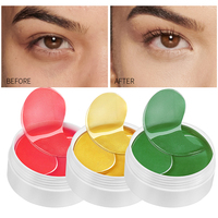 Masque Hydrogel pour les Yeux au Collagène et Or 24K Personnalisé, 60 Pièces, Hydratant et Raffermissant, Patchs Sous les Yeux pour Cernes, Marque Privée