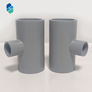 Pipa dan Fitting CPVC Abu-abu Industri Tahan Bahan Kimia, Fitting Pipa Tee Reducer CPVC DN20-400mm - Product Image 6