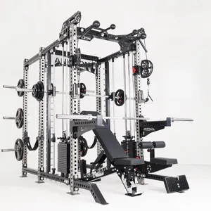 Équipement de machine d'exercice de Sk-home entraîneur multifonctionnel Gym Machine de musculation Pile de poids Équipement Smith