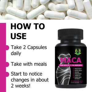 Capsules de Maca du fabricant avec extrait de Fenugrec et Dong Quai pour favoriser la croissance des fesses et des hanches - Product Image 5