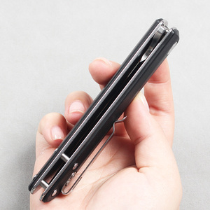 Nhà Máy Bán buôn D2 thép gấp dao với G10 xử lý tùy chỉnh cắm trại ngoài trời Hộ gia đình sử dụng tiện ích dao OEM hỗ trợ - Product Image 3