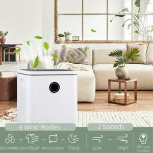 12L/Day Compressor Portable Air <b>Dehumidifier</b> 10L Smart Wifi Home <b>Dehumidifiers</b> With 24h Timer <b>Dehumidifier</b> Fan - Product Image 4