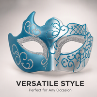 Masque de mascarade intégral pour femmes, idéal pour les soirées costumées, les bals, Halloween, les remises de diplômes, le poisson d'avril, en PVC souple et imperméable