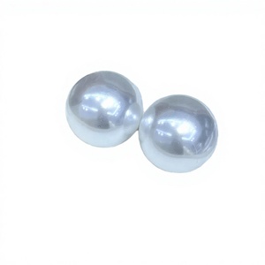 Boucles d'oreilles clous en argent sterling S925, perles de cristal rondes de qualité AAAA, style Ins Blogger <span class=keywords><strong>Fever</strong></span>, simples pour femmes - Product Image 2