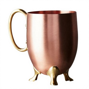 Taza de Cobre NA36 de BS International, Taza de Oficina Elegante Estilo Americano, Aislada al Vacío, Mantiene la Temperatura por 6 Horas, Segura para Agua Hirviendo - Product Image 3
