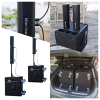 Système de haut-parleurs PA AES 240W+700W, colonne audio active multifonctionnelle professionnelle, amplificateur numérique DSP, mini haut-parleur live