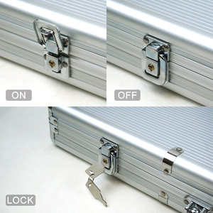 Jetons en céramique colorés 500 1000 ensemble de boîtiers en aluminium de luxe en <span class=keywords><strong>argent</strong></span> Casino ensembles de jetons de poker personnalisés professionnels - Product Image 3