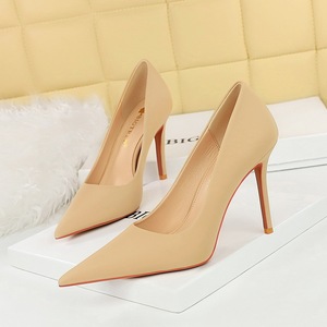 1198-1 grande taille 43 pointu talon mince femmes pompes Vintage formel sans lacet chaussures confort à la main pour toutes <span class=keywords><strong>les</strong></span> saisons Bigtree - Product Image 2