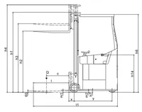 Chariot élévateur gerbeur électrique Glad CPD 1 tonne, batterie plomb-acide, déplaceur latéral hydraulique, pneus polyuréthane, transport en allée étroite 1,2 m