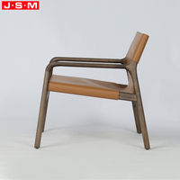 Chaise à la mode de loisirs de tissu de salon de chaise de loisirs avec le cadre en bois solide