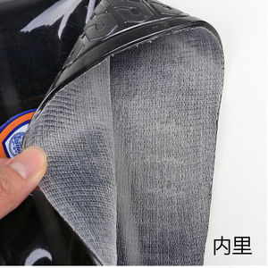 Botas de Lluvia Warrior 867 de Caña Alta para Hombre, Negras, Impermeables, Antideslizantes, Resistentes al Desgaste, Botas de Trabajo para Construcción - Product Image 2