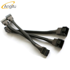 Angitu OEM 22awg 24AWG Motherboard Internet PWM-Kühlung 4Pin/3pin Lüfter Stecker auf Buchse Stromkabel - Product Image 5