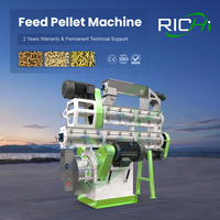RICHI 2 T/H Sudeste Asiático Exportación Máquina de fabricación de paletas para alimentos para animales