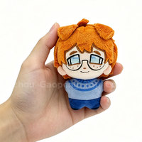 Peluche personnalisée sans MOQ, design de personnage Kpop, fabrication OEM, poupée en peluche douce de 10 cm, jouet porte-clés en peluche anime