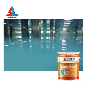 Self Leveling Epoxy Floor Coating Fullset Floor Paint Anti Slip Crystal Clear Car Parking Space Coating