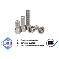 Vis à tête cylindrique hexagonale en acier inoxydable 304 LeGood, métrique, placage de qualité 10.9/12.9