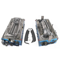 Molde de inyección de plástico personalizado para piezas de automóvil con expulsor automático y canal caliente para parachoques/lámparas/manijas de puerta/puertas de coche, modelo MH-218