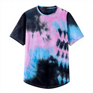 Acid Wash High Quality Vintage 100% Cotton <b>Knitted</b> Regular Fit Men's T-Shirts Wholesale for Sale - Product Image 1