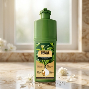 Champú con Tinte de Árbol de Té 420ml <span class=keywords><strong>Espuma</strong></span> Mousse 2 en 1 Cubre Cabello Gris Rápidamente Nutre y Colorea en Una Sola Lavado Aplicación Fácil Logotipo Personalizado - Product Image 1
