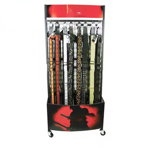Banda de guitarra negra de metal personalizada, estante de exhibición para tiendas de instrumentos de música - Product Image 2