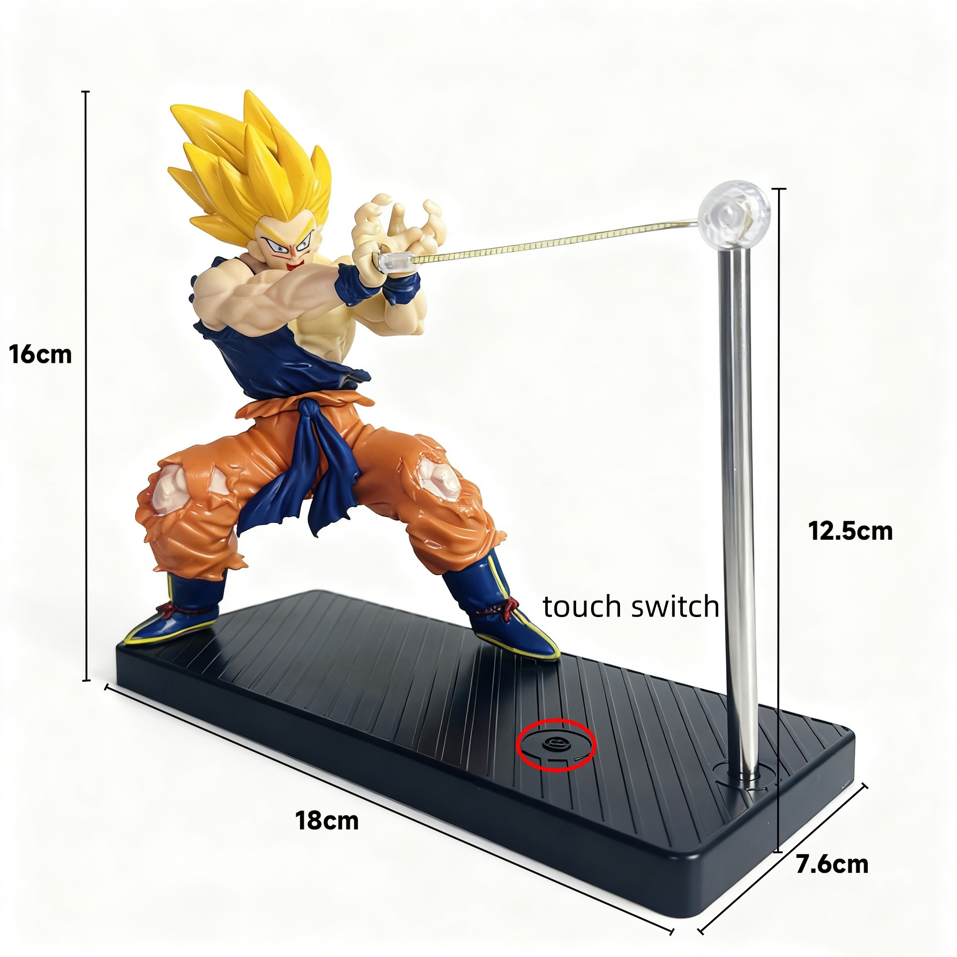 Luce notturna di Dragon Ball Goku - Ricarica base