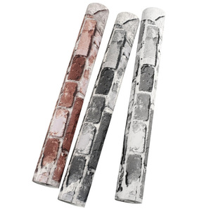 Home <strong>Decor</strong> 3D PVC Wood Grain Wall Stickers Paper Brick Stone Wallpaper Self-Adhesive Living Room Bedroom <strong>Kitchen</strong> <strong>Decoration</strong> - Product Image 5