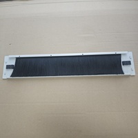 Panneau de gestion des câbles en acier blanc de 2U 19 pouces pour montage en rack