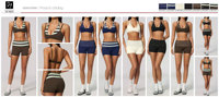 Nouvelle conception, ensemble 2 pièces de fitness pour femmes : soutiens-gorge carrés sans dos à blocs de couleur personnalisés et shorts de yoga froncés aux fesses