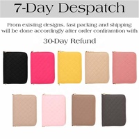 Hongbo Best Seller Luxe Ring Planner 9 colores oro acolchado cuero cremallera presupuesto carpeta cartera pulsera/pulsera elegante carpeta