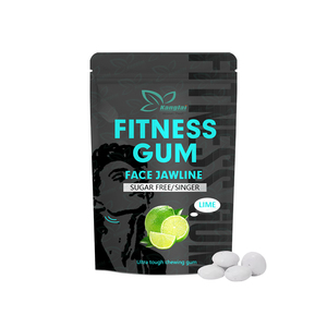 超タフなチューインガム大人のためのプライベートラベルシュガーフリーフィットネスガム自信のある外観サポート定義されたライン - Product Image 1