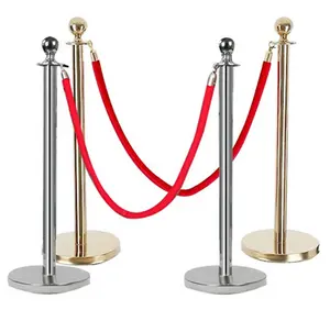 High Quality China Factory Supply Concert Crowd Control Rope Pole Barrier