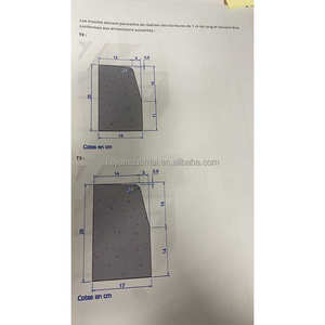 قالب حجر رصيف بلاستيكي على شكل T2 T3 بطول متر واحد مع توصيل سريع - Product Image 2