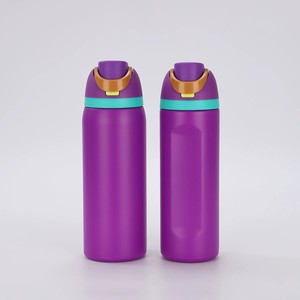Stainless Steel Vacuum Insulated Water <b>Bottle</b> 304 Straight Cup Portable Outdoor Sports Camping Use - Product Image 2