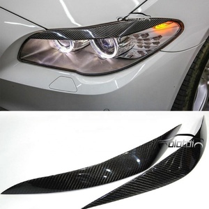 Pestañas de Fibra de Carbono para Faros Delanteros de Coche, para BMW Serie 5 F10 F11 2011+ - Product Image 1