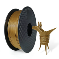 Filament d'imprimante 3D HELLO3D PLA métallique 1,75 mm, texture métallique, matériau 100 % vierge, longueur 330 m pour impression FDM, 1 kg, 250 g, 200 g