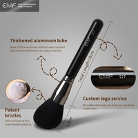 Ensemble professionnel de 14 pinceaux de maquillage de pointe, design classique et pratique, manche en tube fin, matériau de haute qualité.