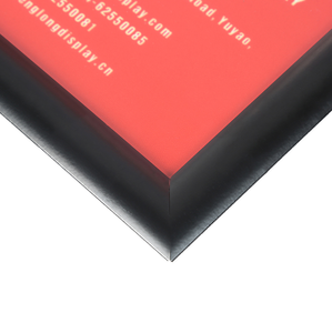 8.5x11 ''11x17'' đen <span class=keywords><strong>anodized</strong></span> nhôm Snap khung Áp phích khung với UV kháng Pet Bìa 25 mét chiều rộng trong nhà quảng cáo sử dụng - Product Image 5