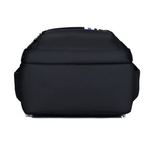 Sairuiqi Laptop <b>Backpack</b> Black Large Capacity Male College Student Travel Schoolbag Shoulder <b>Straps</b> Solid Color - Product Image 3