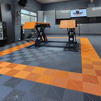 Dalles de sol de garage en PP à clipser, antidérapantes, modulaires, à emboîtement facile pour terrains de sport