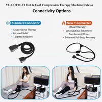 Machine de compression froide sans glace, personnalisée en usine, pour thérapie par alternance de chaleur et de froid, soulagement de la douleur et récupération musculaire pour les athlètes