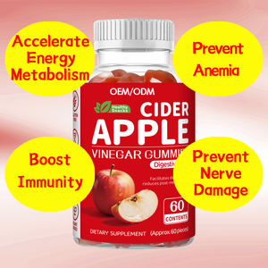 Gommes prébiotiques au vinaigre de cidre de pomme pour la santé intestinale et la digestion - ACV avec probiotiques pour la santé intestinale et le contrôle de l'appétit - Product Image 4