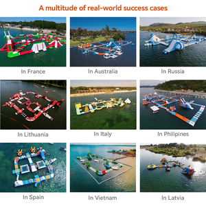 JOOLOOG Parc Aquatique Gonflable Commercial Personnalisé, Flottant pour Lac et <span class=keywords><strong>Mer</strong></span> - Product Image 5