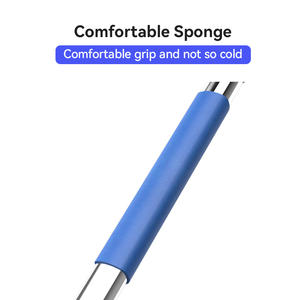 Sekop salju plastik portabel dengan fungsi kunci tombol pegangan Aluminium dan pendorong salju grosir pengikis es untuk penggunaan mobil - Product Image 4