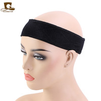 Vente en gros d'accessoires pour cheveux avec logo personnalisé Perruque en velours réglable Fastern Bandeau de tête Bandeaux Bandeau pour perruque pour femmes et hommes