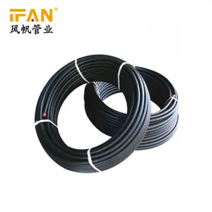 IFAN 20-500mm Agriculture Drink Water Line Pure Plastic HDPE Pipe 50mm Large Diameter PE Plastic Irrigation Pipe