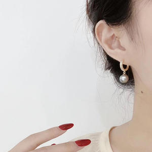 Accessoires en argent S925 pour perles DIY, support d'oreille vide de 4 mm, style tendance, bijoux simples pour la fabrication de bijoux - Product Image 4