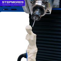 Machine de fraisage CNC à 5 axes avec contrôleur RTCP et RichAuto, à broche unique, pour la sculpture et la gravure sur bois