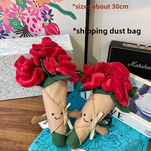 Ramo de Rosas Artificiales de 30 cm, Flores de Seda Hechas a Mano, Regalo para Ella, para San Valentín o el Festival Qixi - Product Image 6