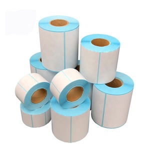 Ex Factory Sales Promotion Barcode Sticker Direct <b>Thermal</b> Self Adhesive Paper Roll Custom Size for Supermarket Grocery Shelf Pri - Product Image 6