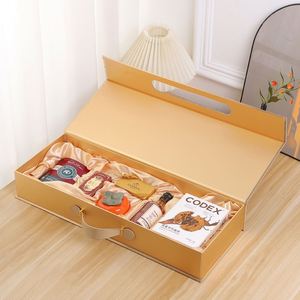 New Eco-Friendly Grey Board Gold Handbag Candy Graduation <b>Book</b> Gift <b>Box</b> Self Erecting Bronzing UV Printing Gift & Craft - Product Image 2